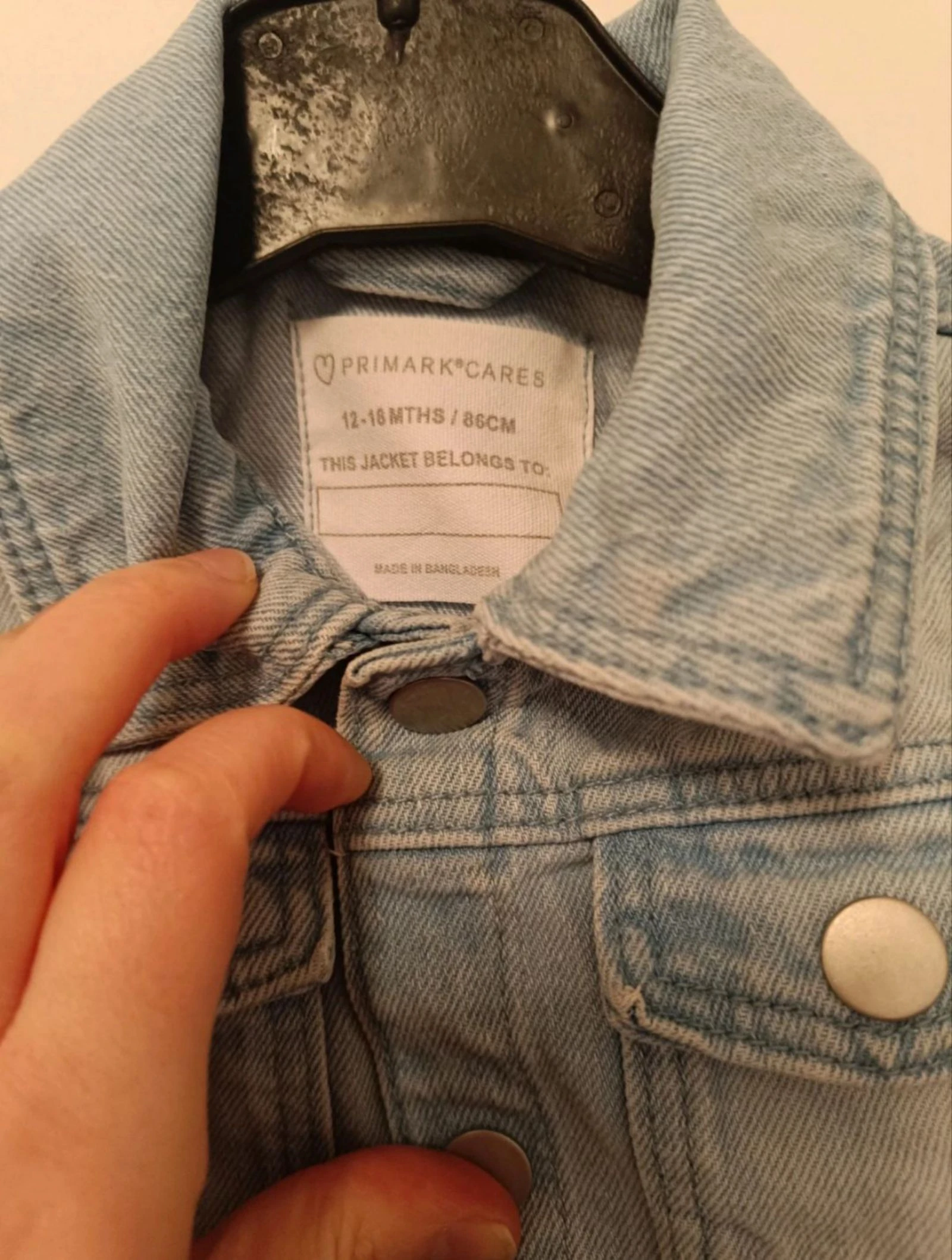 Veste jeans Primark Cares – 12-18 meses (86 cm) – photo 3